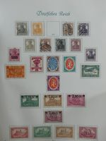 Deutsches Reich Borek Sammlung mit Falz oder gestempelt im Borek Binder #MA252