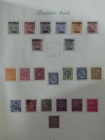 Deutsches Reich Borek Sammlung mit Falz oder gestempelt im Borek Binder #MA252