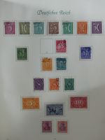 Deutsches Reich Borek Sammlung mit Falz oder gestempelt im Borek Binder #MA252