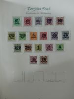 Deutsches Reich Borek Sammlung mit Falz oder gestempelt im Borek Binder #MA252