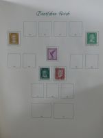 Deutsches Reich Borek Sammlung mit Falz oder gestempelt im Borek Binder #MA252