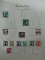 Deutsches Reich Borek Sammlung mit Falz oder gestempelt im Borek Binder #MA252