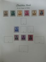 Deutsches Reich Borek Sammlung mit Falz oder gestempelt im Borek Binder #MA252