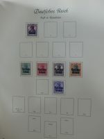 Deutsches Reich Borek Sammlung mit Falz oder gestempelt im Borek Binder #MA252