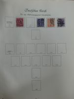 Deutsches Reich Borek Sammlung mit Falz oder gestempelt im Borek Binder #MA252