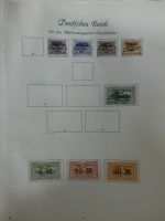 Deutsches Reich Borek Sammlung mit Falz oder gestempelt im Borek Binder #MA252