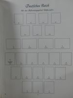 Deutsches Reich Borek Sammlung mit Falz oder gestempelt im Borek Binder #MA252