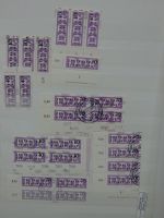 DDR Paare, Dienstmarken und Bogenteile im Einsteck Album #MA263