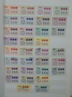 DDR Paare, Dienstmarken und Bogenteile im Einsteck Album #MA263