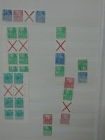 DDR Paare, Dienstmarken und Bogenteile im Einsteck Album #MA263