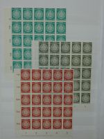 DDR Paare, Dienstmarken und Bogenteile im Einsteck Album #MA263