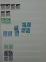 DDR Paare, Dienstmarken und Bogenteile im Einsteck Album #MA263