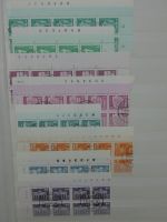 DDR Paare, Dienstmarken und Bogenteile im Einsteck Album #MA263