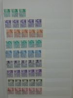 DDR Paare, Dienstmarken und Bogenteile im Einsteck Album #MA263