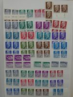 DDR Paare, Dienstmarken und Bogenteile im Einsteck Album #MA263