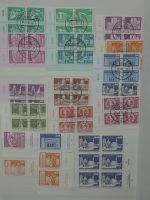 DDR Paare, Dienstmarken und Bogenteile im Einsteck Album #MA263