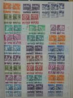 DDR Paare, Dienstmarken und Bogenteile im Einsteck Album #MA263