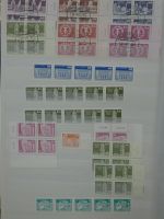 DDR Paare, Dienstmarken und Bogenteile im Einsteck Album #MA263