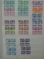 DDR Paare, Dienstmarken und Bogenteile im Einsteck Album #MA263