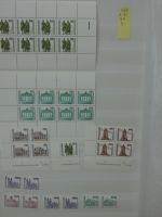 DDR Paare, Dienstmarken und Bogenteile im Einsteck Album #MA263