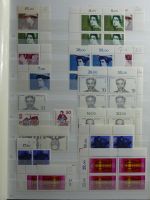 BRD Bund 4er Blöcke, Ecken und Formnummern im Einsteck-Album #MA275