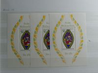 BRD Bund 4er Blöcke, Ecken und Formnummern im Einsteck-Album #MA275