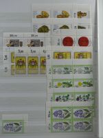 BRD Bund 4er Blöcke, Ecken und Formnummern im Einsteck-Album #MA275