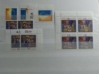 BRD Bund 4er Blöcke, Ecken und Formnummern im Einsteck-Album #MA275