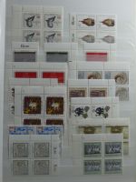 BRD Bund 4er Blöcke, Ecken und Formnummern im Einsteck-Album #MA275