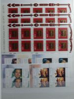 BRD Bund 4er Blöcke, Ecken und Formnummern im Einsteck-Album #MA275