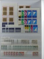 BRD Bund 4er Blöcke, Ecken und Formnummern im Einsteck-Album #MA276