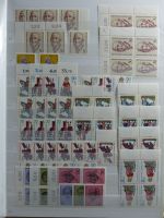 BRD Bund 4er Blöcke, Ecken und Formnummern im Einsteck-Album #MA276