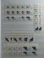 BRD Bund 4er Blöcke, Ecken und Formnummern im Einsteck-Album #MA276