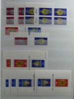 BRD Bund 4er Blöcke, Ecken und Formnummern im Einsteck-Album #MA276