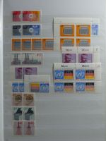 BRD Bund 4er Blöcke, Ecken und Formnummern im Einsteck-Album #MA276