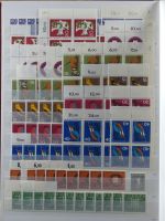 BRD Bund 4er Blöcke, Ecken und Formnummern im Einsteck-Album #MA277