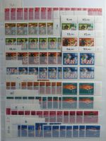 BRD Bund 4er Blöcke, Ecken und Formnummern im Einsteck-Album #MA277