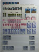 BRD Bund 4er Blöcke, Ecken und Formnummern im Einsteck-Album #MA277