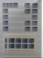 BRD Bund 4er Blöcke, Ecken und Formnummern im Einsteck-Album #MA277