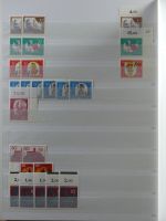 BRD Bund 4er Blöcke, Ecken und Formnummern im Einsteck-Album #MA277