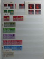 BRD Bund 4er Blöcke, Ecken und Formnummern im Einsteck-Album #MA277