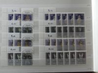 BRD Bund 4er Blöcke, Ecken und Formnummern im Einsteck-Album #MA278