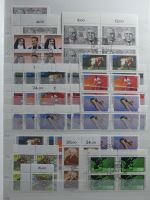 BRD Bund 4er Blöcke, Ecken und Formnummern im Einsteck-Album #MA278