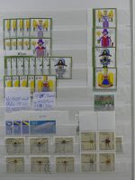 BRD Bund 4er Blöcke, Ecken und Formnummern im Einsteck-Album #MA278