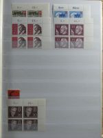 Berlin 4er Blöcke, Ecken und Formnummern im Einsteck-Album #MA279