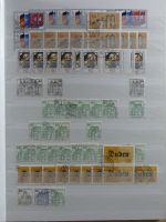 BRD Bund 4er Blöcke, Ecken Formnummern im Einsteck-Album #MA284