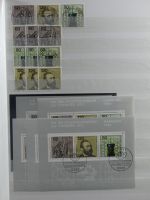 BRD Bund 4er Blöcke, Ecken Formnummern im Einsteck-Album #MA284