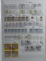 BRD Bund 4er Blöcke, Ecken Formnummern im Einsteck-Album #MA284