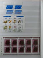 BRD Bund 4er Blöcke, Ecken Formnummern im Einsteck-Album #MA284