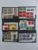 BRD Lot 60er Jahre postfrisch Eckränder, Formnummern, 4er Blöcke u.a. #CAA10